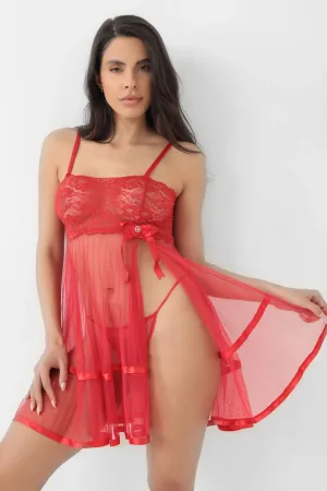 Deluxerie Babydoll-Set Ginevre