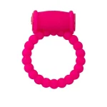 Pembe Renkli Yumuşak Silikonlu Titreşimli Penis Halkası