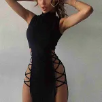 Deluxerie Lange Erotisches Kleid Tarasa