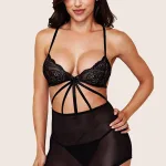 Deluxerie Conjunto de Lingerie Mais Tamanho Simona
