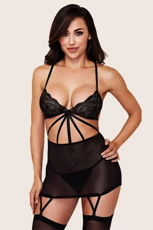Deluxerie Conjunto de Lingerie Mais Tamanho Simona
