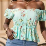 Deluxerie Blouse MF-Keelin