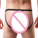 Siyah Fileli Seksi Erkek Jockstrap BC10130