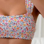 Çiçek Desenli Bikini Takımı M-9015