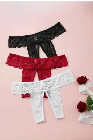 Deluxerie String mit offenem Schritt Elmal