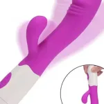 Mor Renkli Silikonlu Vibratör HPR-11083