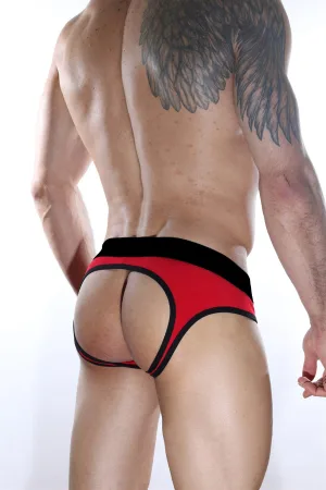 Erkek Kırmızı Fantezi Seksi Jockstrap DM012114
