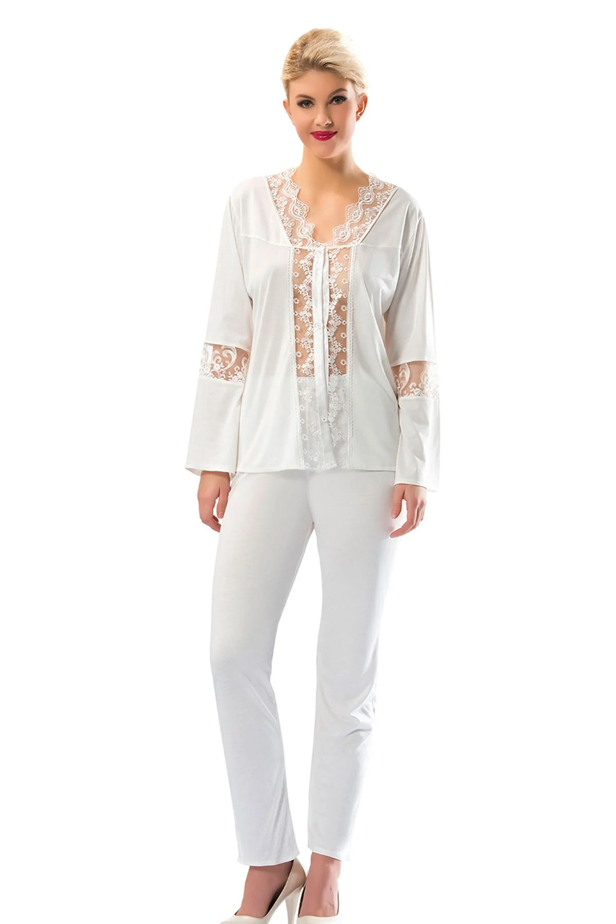 Deluxerie Set De Pijamale Unique Elegance