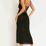 Deluxerie Lange Erotisches Kleid Ileana