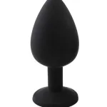 Siyah Silikon Anal Plug HPR-41025