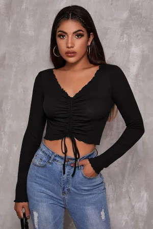 Deluxerie Top Crop Ebonny