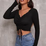 Deluxerie Top Crop Ebonny