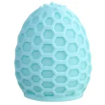 Turkuaz Cep Tipi Tırtıklı Desenli Yumurta Mastürbatör HPR-T763016