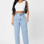 Kadın Beyaz Kare Yaka Crop Top IM-5002