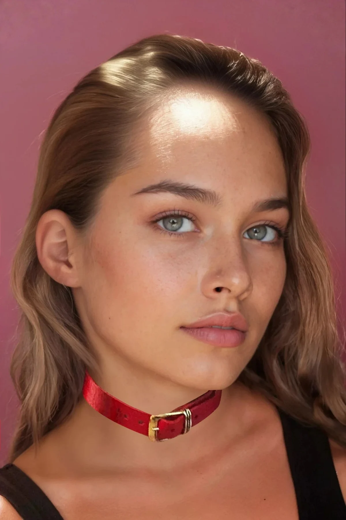 İçgiyimist Kırmızı Fantezi Seksi Deri Harness Boyun Aksesuarı Choker FH1041 İçgiyimist Kırmızı Fantezi Seksi Deri Harness Boyun Aksesuarı Choker FH1041