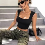 Deluxerie Top Crop Florene
