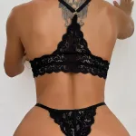 Siyah Fantezi Seksi Dantelli Sütyen Takımı IM-1476