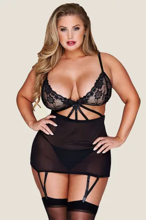 Deluxerie Dessous-Set für Große Größen Faricka