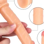 Damarlı Vantuzlu Elastik Gerçekçi Dildo 15cm FC-7430