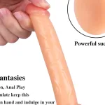 Damarlı Vantuzlu Elastik Gerçekçi Dildo 15cm FC-7430
