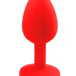 Kırmızı Silikonlu Anal Tıkaç HPR-41025K