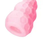 Pembe Cep Tipi Tırtıklı Desenli Yumurta Mastürbatör HPR-T763012