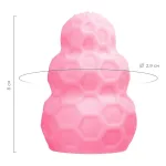 Pembe Cep Tipi Tırtıklı Desenli Yumurta Mastürbatör HPR-T763012