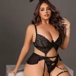 Deluxerie Conjunto de Lingerie Mais Tamanho Breancatr