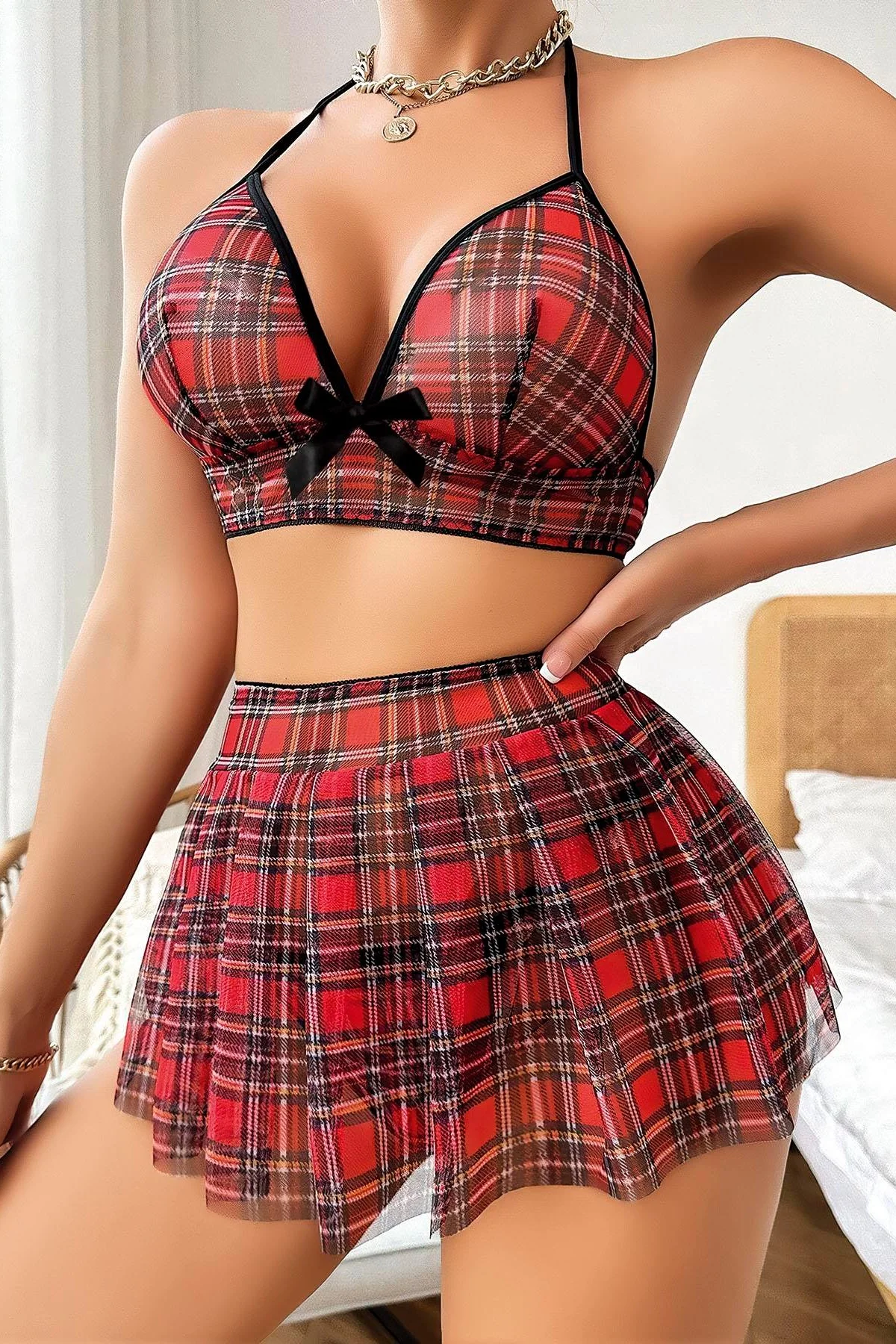 Deluxerie Costume da Schoolgirl Tobia Deluxerie Costume da Schoolgirl Tobia