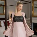 Deluxerie Nachthemd Set Delicate Rose