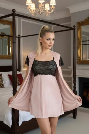 Deluxerie Súprava nočných košieľ Delicate Rose